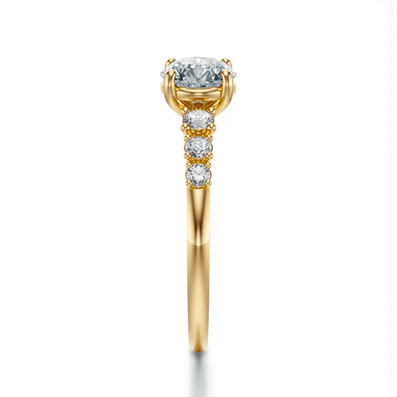 Pierścionek z dużym diamentem 1.0 ct SBPZ_021